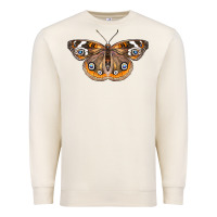 Sandshell Common Buckeye Butterfly Premium Sweatshirt - LillyAllenDesigns
