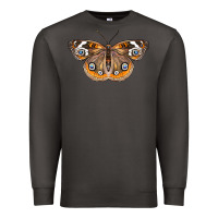 Smoke Common Buckeye Butterfly Premium Sweatshirt - LillyAllenDesigns