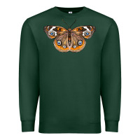 Sports Green Common Buckeye Butterfly Premium Sweatshirt - LillyAllenDesigns