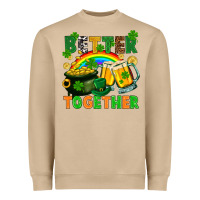 Mushroom St. Patrick's Day better together Heavyweight Sweatshirt - FaDigitalArtStudio