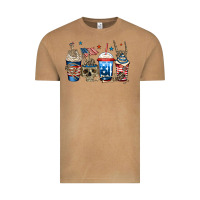 Vintage Camel 4th of july skeleton coffee cups Vintage Tee - Jasminsmagicworld