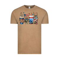 Vintage Coffee 4th of july skeleton coffee cups Vintage Tee - Jasminsmagicworld