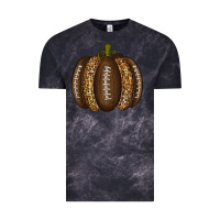 Cloud Black American Football Pumpkin Vintage Tee - texasbilliewilder