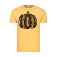 Vintage Mustard American Football Pumpkin Vintage Tee - texasbilliewilder