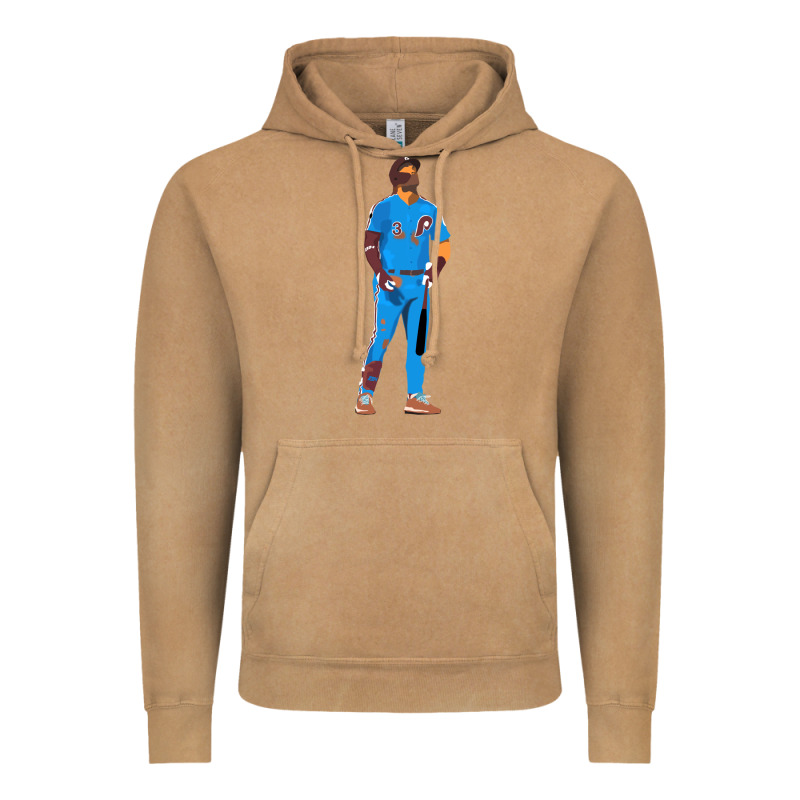 Bryce Harper Powder Blue Vintage Hoodie by lanVoArt | Teevron