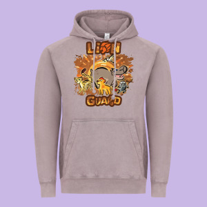 Lion Guard   Cave Painting Vintage Hoodie Designed By Lanvoart