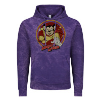Cloud Purple distressed mighty Vintage Hoodie - lanVoArt