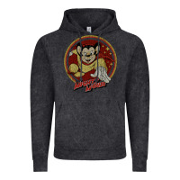 Vintage Black distressed mighty Vintage Hoodie - lanVoArt