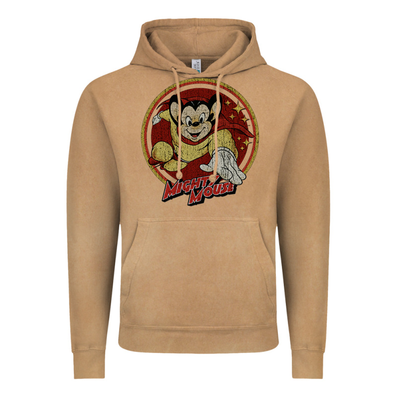 Distressed Mighty Vintage Hoodie by lanVoArt | Teevron