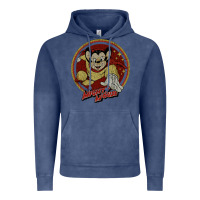 Vintage Denim distressed mighty Vintage Hoodie - lanVoArt