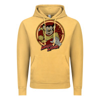 Vintage Mustard distressed mighty Vintage Hoodie - lanVoArt
