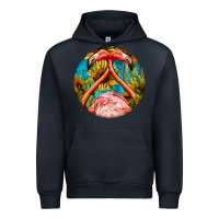 Navy flamingos with western background Urban Hoodie - BarkalooDesign