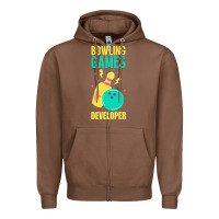 Chestnut Bowling Games Developer Zipper Hoodie - lanVoArt