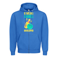 True Royal Bowling Games Developer Zipper Hoodie - lanVoArt