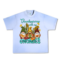 Grape Ice Thanksgiving With My Gnomes Urban Heavy Tee - NancyCooperArtShop