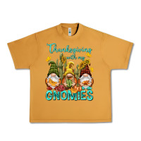 Peanut Butter Thanksgiving With My Gnomes Urban Heavy Tee - NancyCooperArtShop