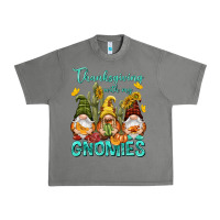 Tornado Thanksgiving With My Gnomes Urban Heavy Tee - NancyCooperArtShop