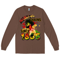 Chestnut breaking chains since 1865 Long Sleeve Tee - CowGirlArtShop