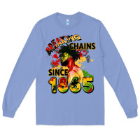 Colony Blue breaking chains since 1865 Long Sleeve Tee - CowGirlArtShop