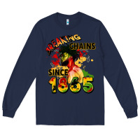 Navy breaking chains since 1865 Long Sleeve Tee - CowGirlArtShop