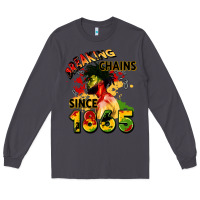 Smoke breaking chains since 1865 Long Sleeve Tee - CowGirlArtShop