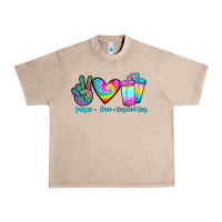 French Oak peace love loaded tea Urban Heavy Tee - JahusDesignShop