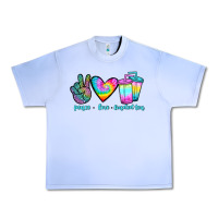 Peace Love Loaded Tea Urban Heavy Tee | Teevron
