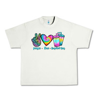 Pistachio peace love loaded tea Urban Heavy Tee - JahusDesignShop
