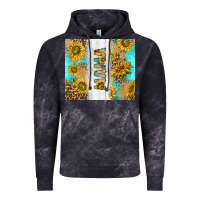 Cloud Black western mother's day mama with turquoise and sunflowers and leopard tu Vintage Hoodie - TumblerDesignByShophia
