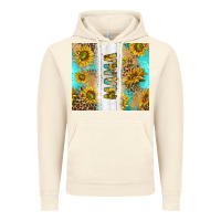 Vintage Artic western mother's day mama with turquoise and sunflowers and leopard tu Vintage Hoodie - TumblerDesignByShophia