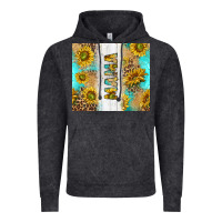 Vintage Black western mother's day mama with turquoise and sunflowers and leopard tu Vintage Hoodie - TumblerDesignByShophia