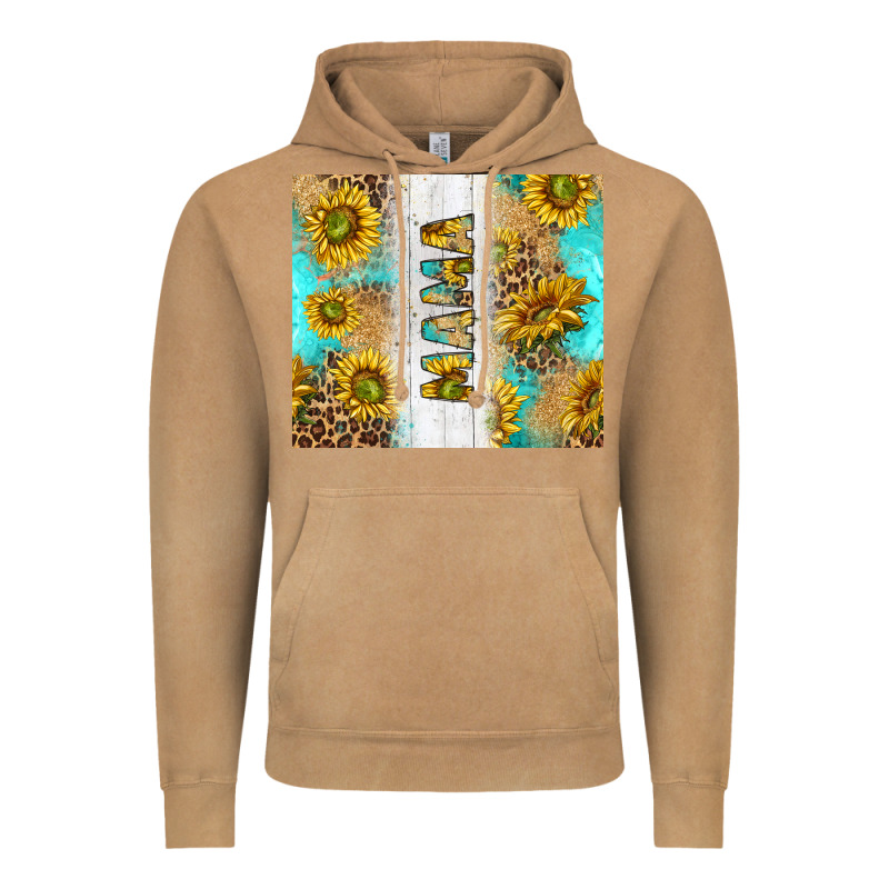 Western Mother's Day Mama With Turquoise And Sunflowers And Leopard Tu Vintage Hoodie by TumblerDesignByShophia | Teevron