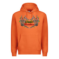 Carrot spooky christmas skeleton hands Premium Hoodie - FaDigitalArtStudio