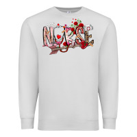 Dove Grey nurse valentines day Premium Sweatshirt - RacoonDesign