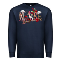 Navy nurse valentines day Premium Sweatshirt - RacoonDesign
