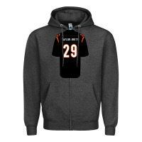 Charcoal Heather cam taylor britt jersey Zipper Hoodie - lanVoArt