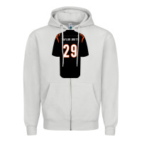 Dove Grey cam taylor britt jersey Zipper Hoodie - lanVoArt
