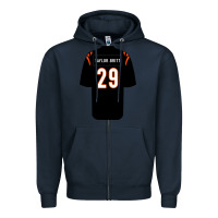 Navy cam taylor britt jersey Zipper Hoodie - lanVoArt