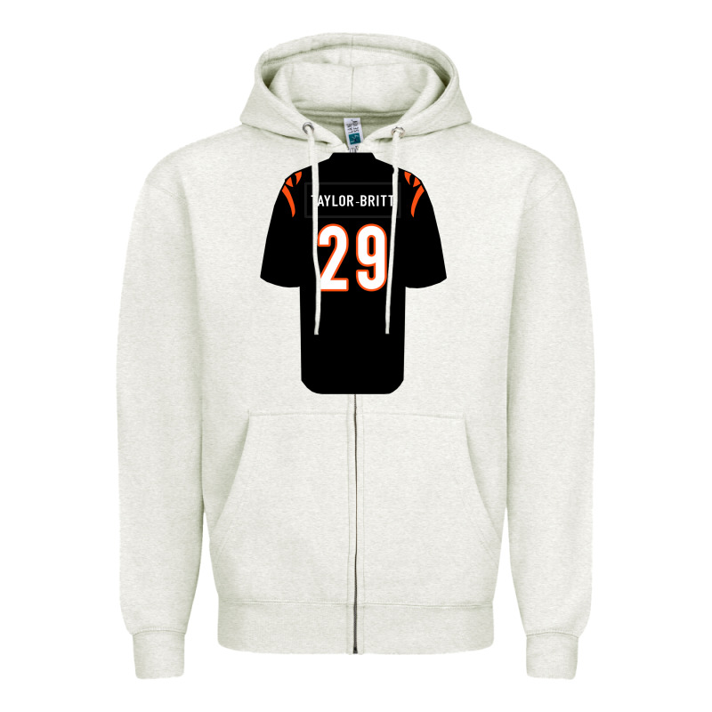 Cam Taylor Britt Jersey Zipper Hoodie by lanVoArt | Teevron