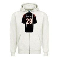 Oatmeal Heather cam taylor britt jersey Zipper Hoodie - lanVoArt