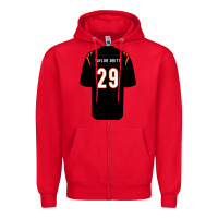 Red cam taylor britt jersey Zipper Hoodie - lanVoArt