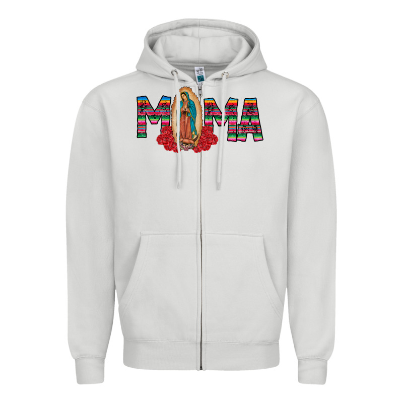 Mama Our Lady Zipper Hoodie by CowhideDigitalArt | Teevron