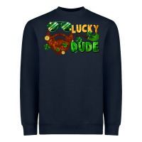 Navy lucky dude saint patricks bearded man Heavyweight Sweatshirt - FaDigitalArtStudio