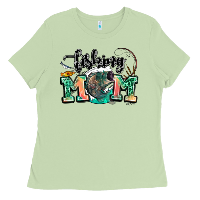 Fishing Mom Ladies Tee by LillyAllenDesigns | Teevron