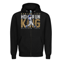 Black salvador pérez home run king Zipper Hoodie - lanVoArt