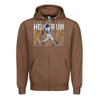 Chestnut salvador pérez home run king Zipper Hoodie - lanVoArt
