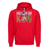 Red salvador pérez home run king Zipper Hoodie - lanVoArt
