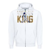 White salvador pérez home run king Zipper Hoodie - lanVoArt