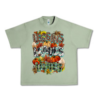 Oil Green Leaves lattes Fall pumpkin Urban Heavy Tee - NancyCooperArtShop