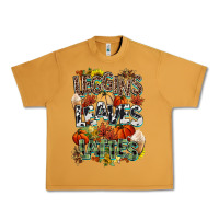 Peanut Butter Leaves lattes Fall pumpkin Urban Heavy Tee - NancyCooperArtShop